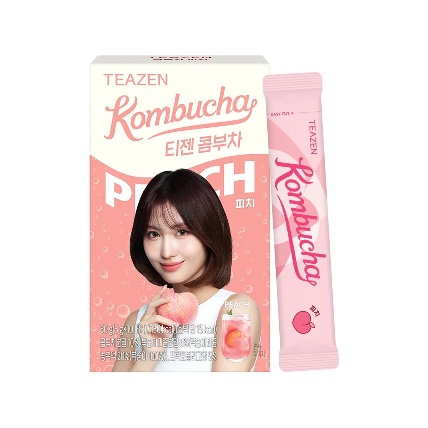 Teazen Kombucha Peach 10 Sticks/3box Peach 10 Sticks/3box