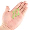 10pcs Night Fishing Rod Tip Wear-Resistant Fluorescent Lure Clip Fishing Float Tip Clip for Rod Top Glow Stick Fixed