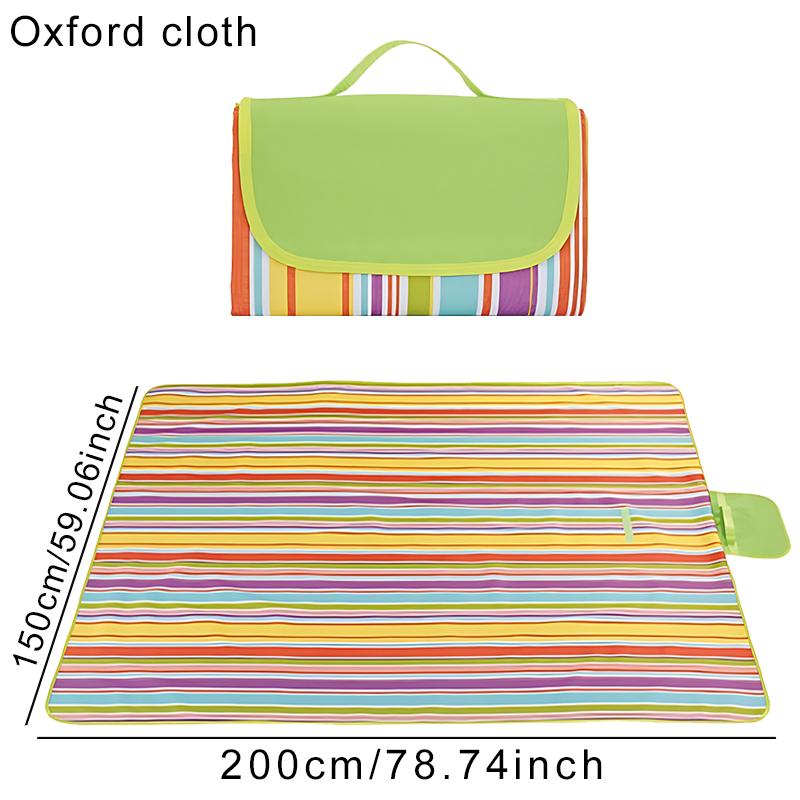 1 Stück Picknickdecke Outdoor Park Strand Wiese Campingmatten Leicht Faltbar Tragbar Matratze Campingzubehör Partyrequisiten ZYF