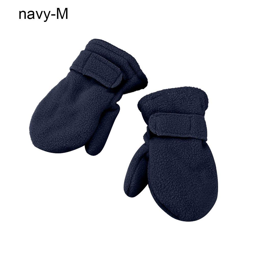 Kids Boy Girls Candy Color Childrens Gloves Winter Mittens Outdoor Hand Warmers Lined with Fleece