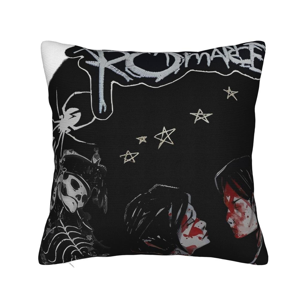 My C-Chemical R-Romance Pillow Cover  Soft Cushion Cover Cute Funny Pillow Case For Sofa Home Decoration