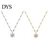 Rhinestone Women Necklace Luxurious High-end Shiny Geometric Neck Chain Female Jewelry Pendant