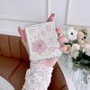 For Samsung Z Flip 3 Case Dried Flower Transparent Fold Phone Case For Samsung Galaxy Z Flip 4 Flip4 Shockproof Hard Back Cover