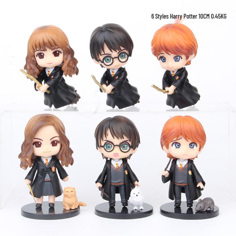 Set of 12 Harry Potter Figurines: Hermione, Ron, Malfoy, Snape, and More