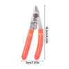 Professional 4 Port Fiber Cable Stripping Tool Adjustable Jaw Spring Mechanism Kevlars Shear Function