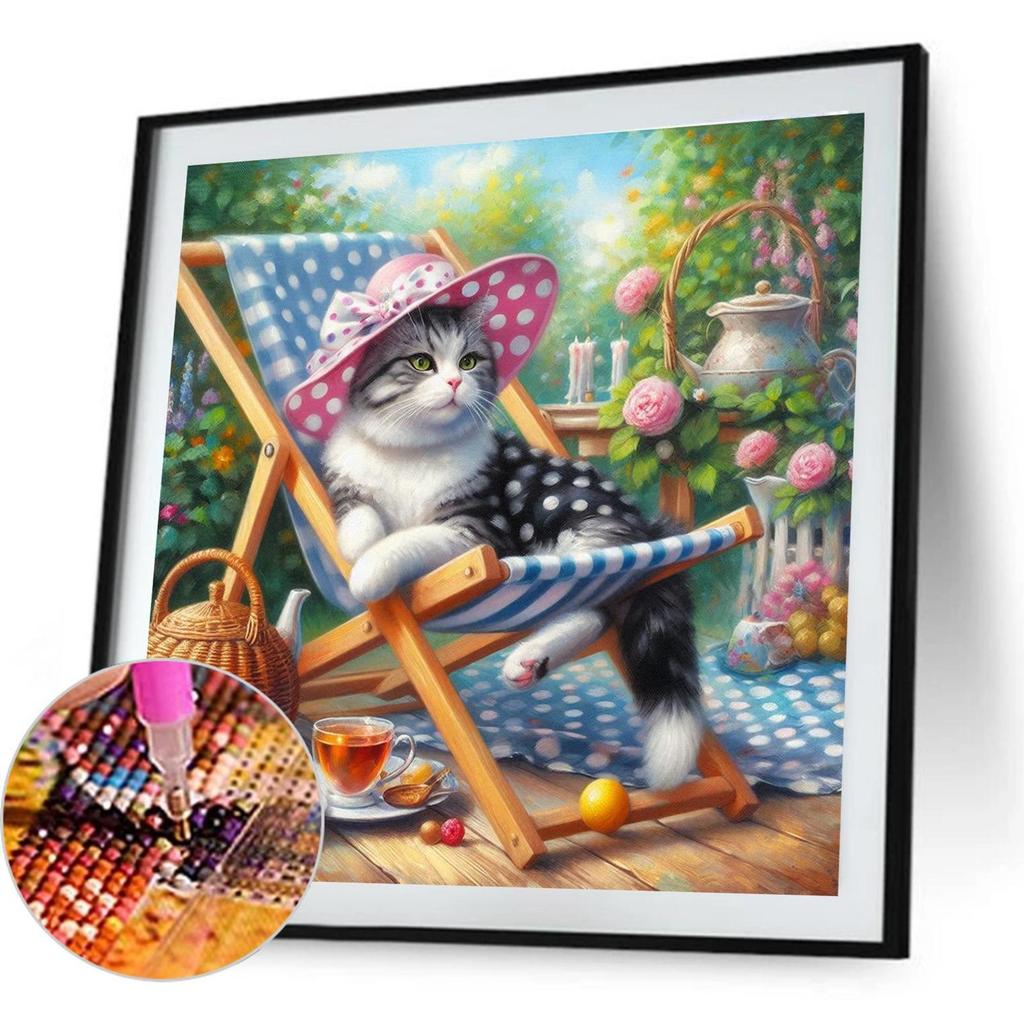 Animal Series Diamond Art Kits for Home Wall Decor Round Full Drill Dimond Art Paintings Diamond Dots Gem Art 15.75 X15.75 In