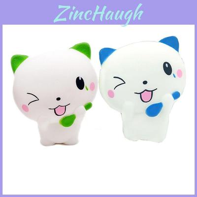 Brinquedo Fofo de Gato para Alívio de Estresse Feito de Material de Espuma PU Para Decoração de Escritório e Casa