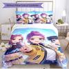 Set copripiumino 3 pezzi (1*Copripiumino + 2*Federe, Senza Nucleo), Set Biancheria da Letto Morbido Stagione Unica con Stampa KPop Demon Hunters, Decorazione Regalo per Camera da Letto