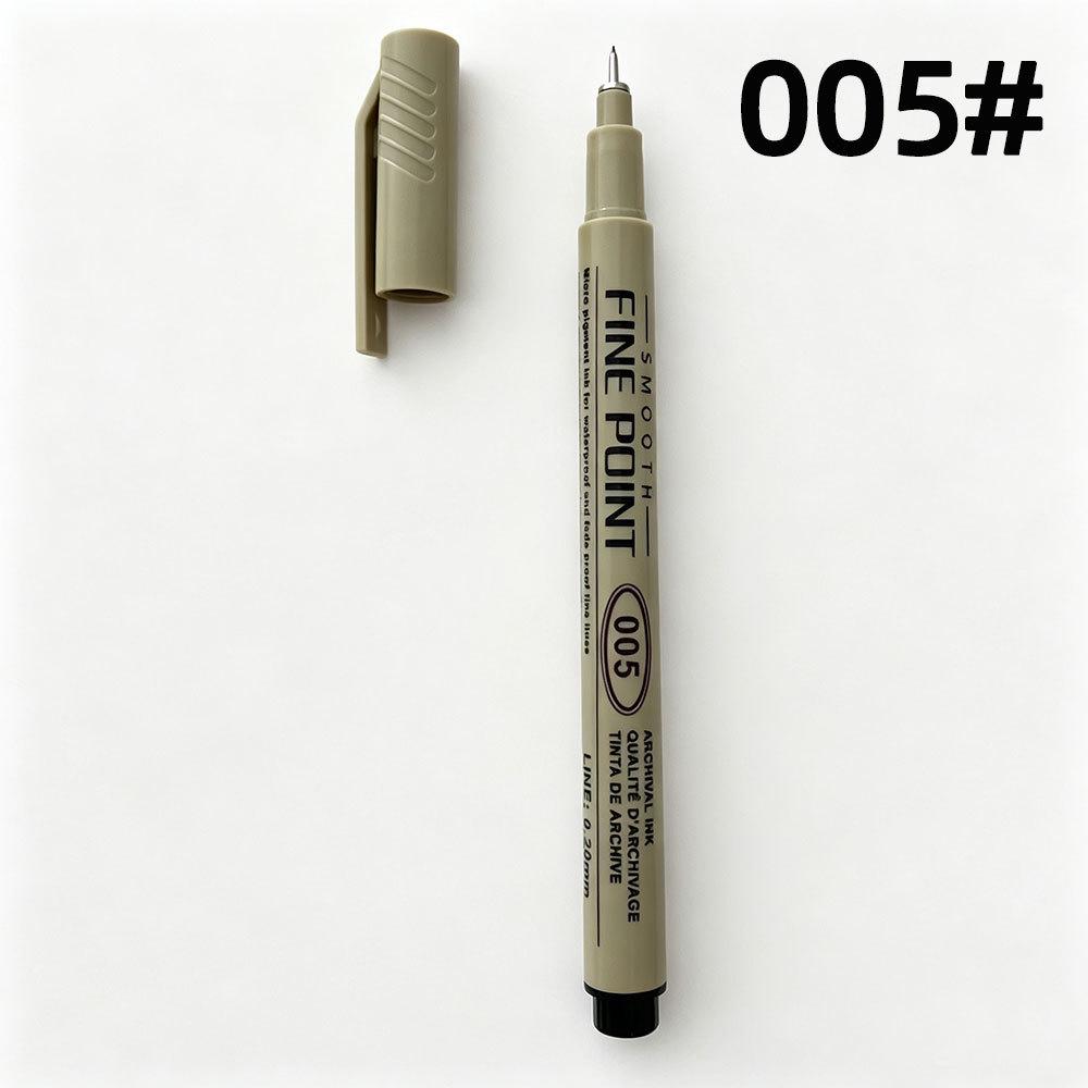 Waterproof Quick-Dry Black Fine-Liner Pen for Manga Art and Outlining