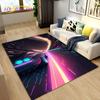 3D Racing Sports Car Soft Area Rug Large,Carpet Rug for Home Living Room Bedroom Sofa Doormat Decor,Kid Play Non-slip Floor Mat