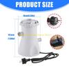 92MF 300GPH Pool Filter Pump Pool Filter Pump 110-220V Cartridge Filter Pump 300GPH Above Ground Pool Filter Cartridge Pump