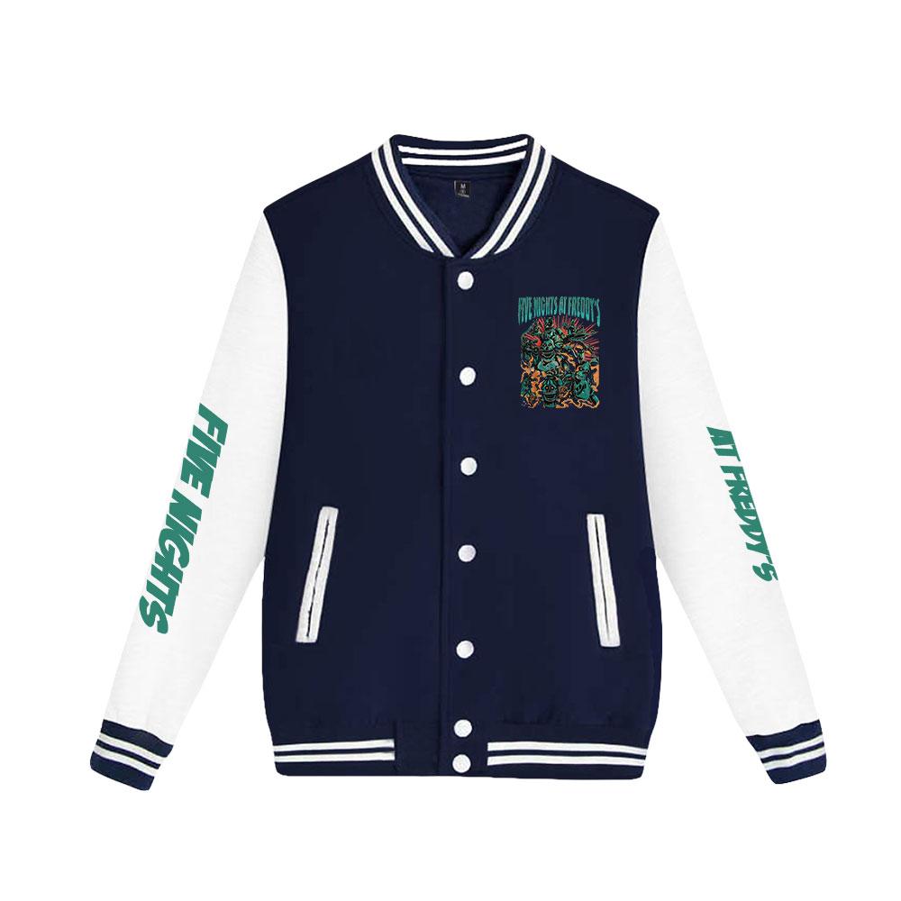 Fünf Nächte bei Freddy's Baseball Jacke Männer Frauen Hip Hop Harajuku Jacken Streetwear Kinder Jungen Mädchen Lose College Mäntel
