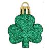 Patrick's Day Shamrocks Ornament,Good Luck Clovers Hanging Baubles Trefoil Pendants Decoration for Keyring Tree Shelf