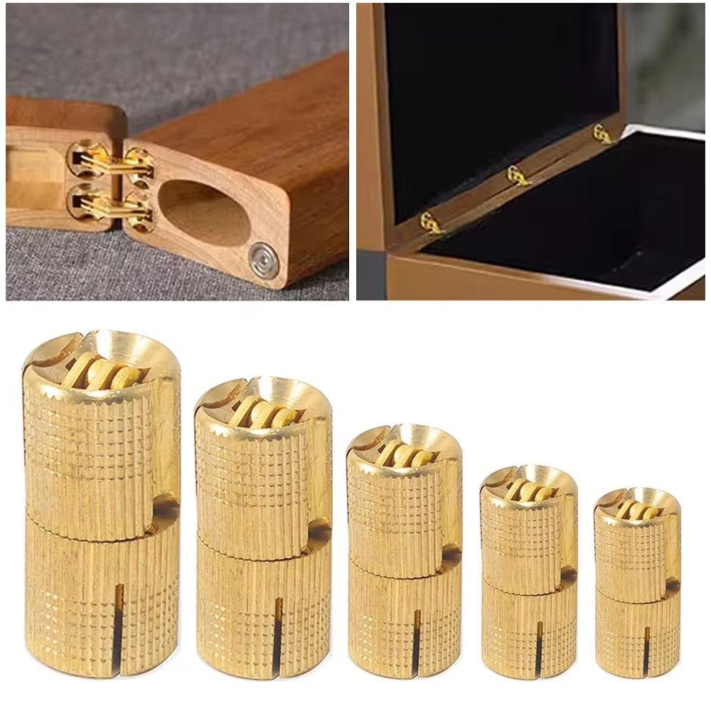 

Циліндрична бочкова петля Невидимі приховані петлі Нові меблеві петлі Двері 12mm Gold