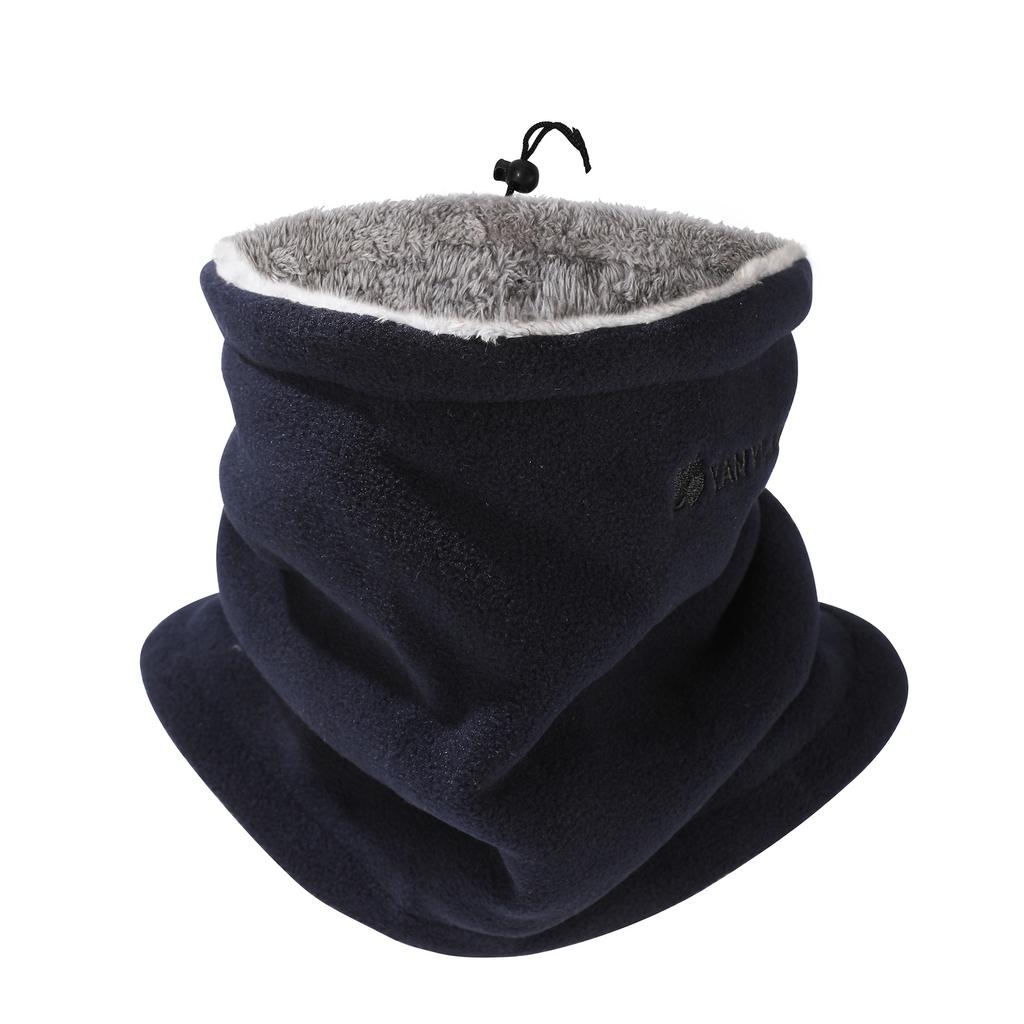 Men's Thermal Neck Gaiter Heavyweight Windproof Warm Face Mask Soft Fleece Lining Breathable Knit for Winter Cycling Outdoor Scarf