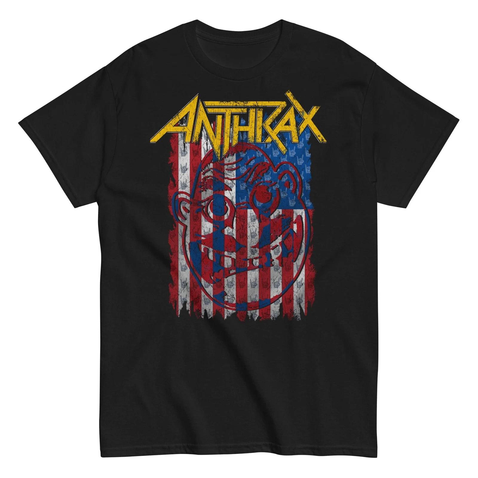 Anthrax - American Flag T Shirt XL