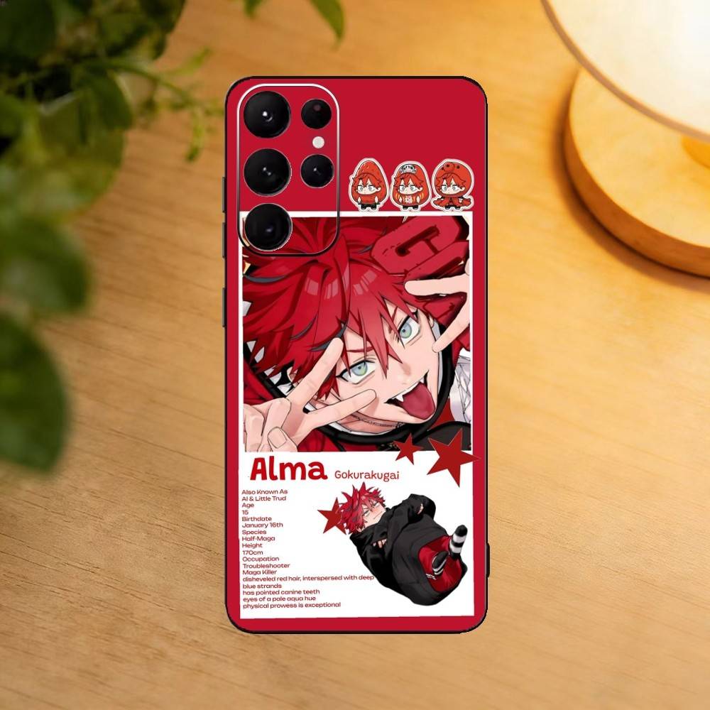 Gokurakugai Alma And Tao Phone Case For Samsung S25,S24,S21,S22,S23,S30,Ultra,S20,Plus,Fe,Lite Black Shell
