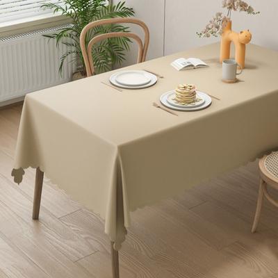 Anti Slip Waterproof PVC Tablecloth Oil Resistant Stain Proof Dining Table Colth Cover Reusable Table Cover Dining Table