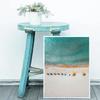 Moderne Einfache Ozeanlandschaft Poster Druck Leinwand Malerei Strand Seelandschaft Wandkunst Bilder für Wohnzimmer Schlafzimmer Dekoration