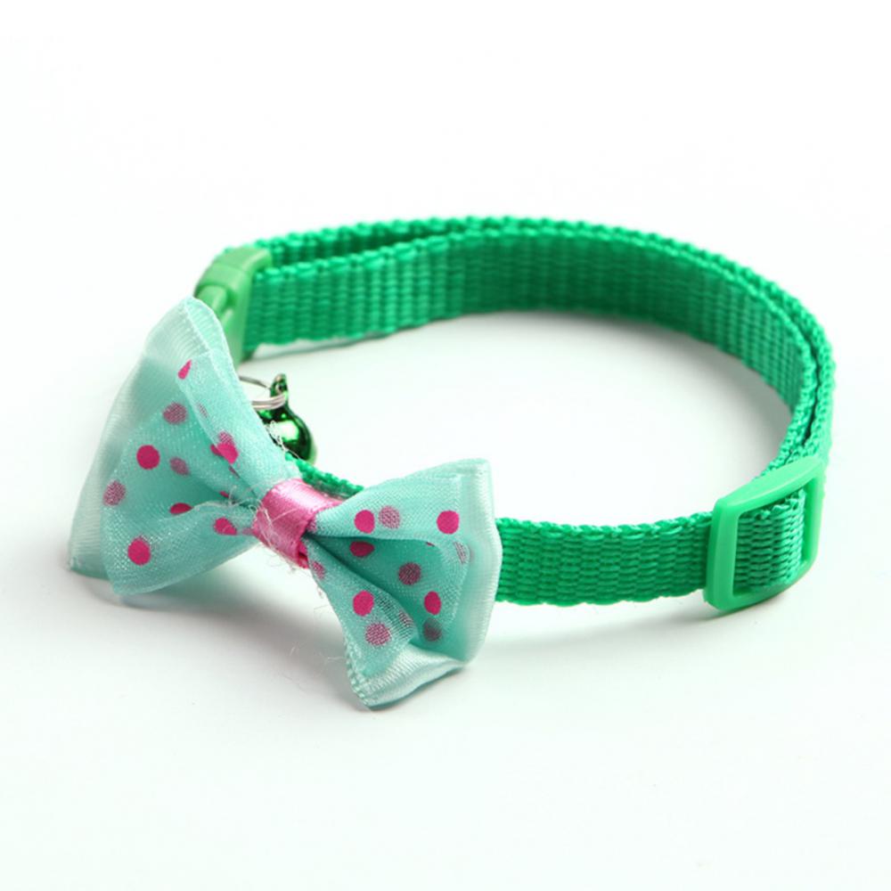 1/2/4PCS Dorakitten Bow Decor Pet Collar Adjustable Dot Design Cute Bell Dog Collar Bow Kitten Collar Pet Supplies Clothing