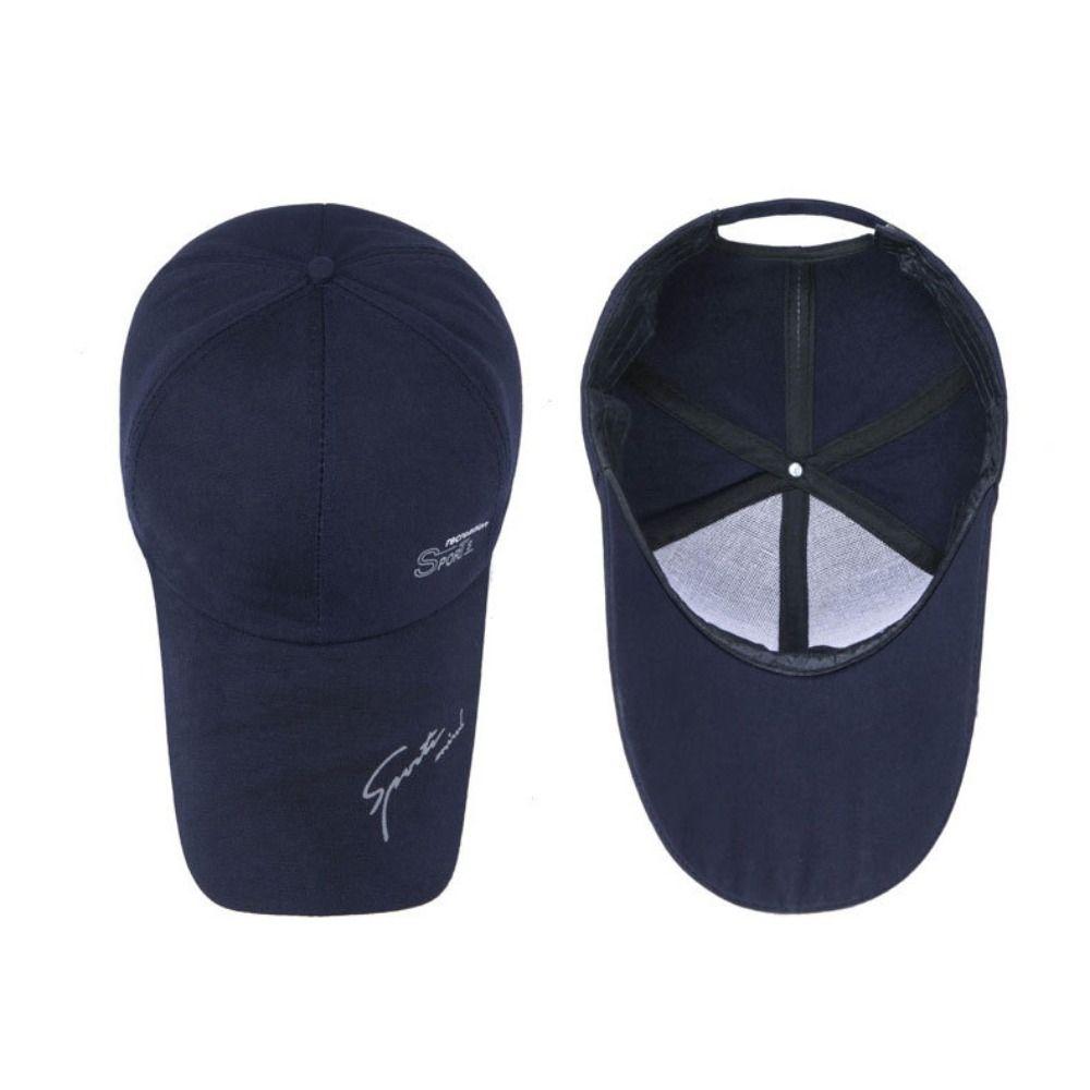 Breathable Peaked Caps Letter Printed Sun Protection Cap Golf Fishing Cycling Hat for Women Men