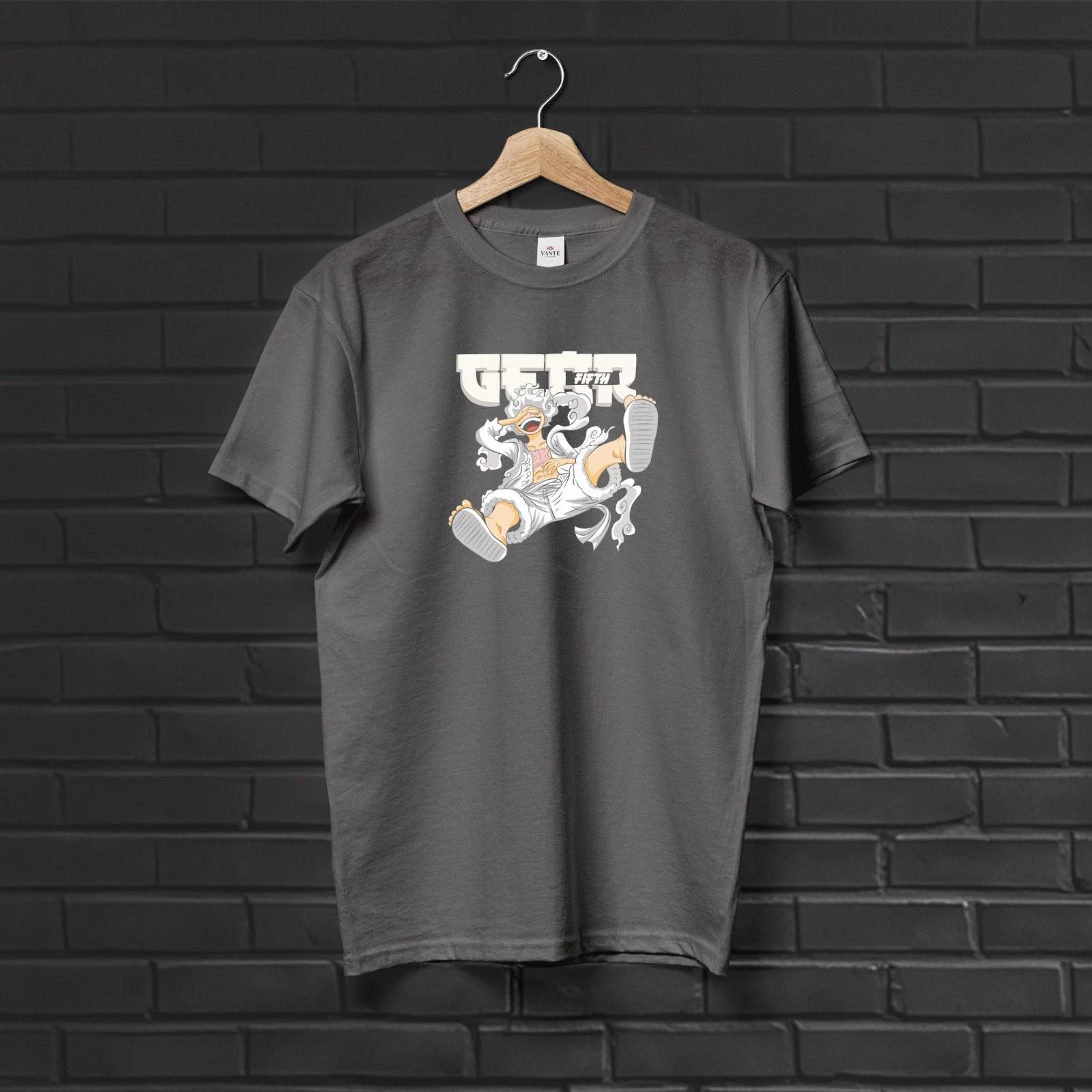 Joy Boy Monkey D. Luffy Gear 5 Anime T-Shirt Casual Unisex Tee S