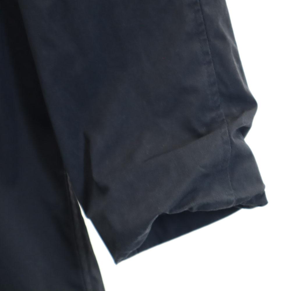 US NAVY 80s DLA Vintage Raincoat M Black series Stainless color Men's Used