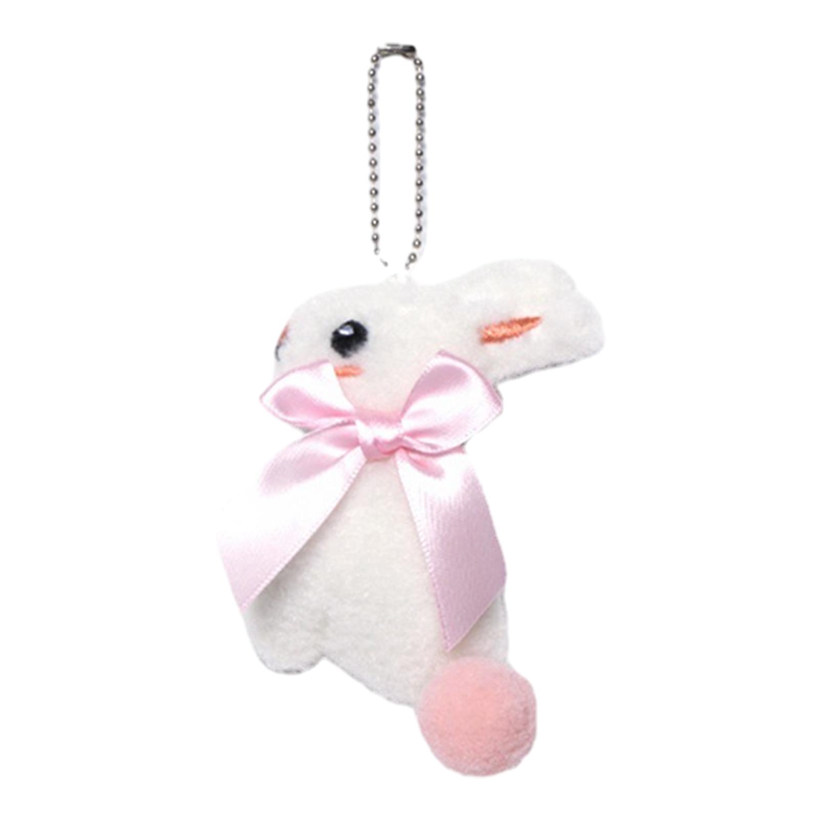 

Мультяшные куклы, подвески на сумку, брелок-подвеска, плюшевый кролик, брелок-подвеска, плюшевый материал, подвеска на рюкзак, подарок для детей розовый