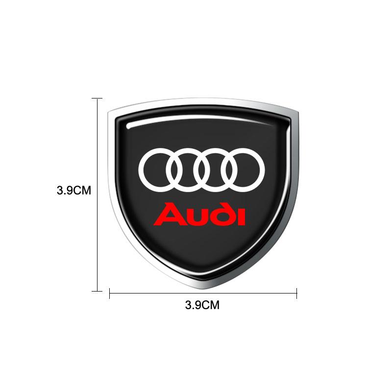 Metal Emblem Auto Decor Decals Reflective Car Window Wiper Stickers For qwe2 A4L A6L A3 A4 TT A7 S3 S4 S5 S6 S8 RS3 RS4 RS5 RS6