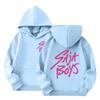 Women's Hooded Gradient Printed Long Sleeved Sweatshirt Loose Women's Sweatshirt  Sweatshirt