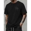 Europäische Größen Sommer Neu Trendiges Herren Kurzarm T-Shirt Vielseitiges Herren Oberteil