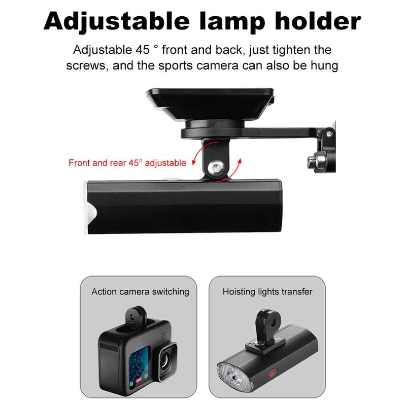 Multifunctional Bicycle Extension Mount Adjustable Road Bicycle Speedometer Holder Ultralight MTB Light Bracket Bike Accesories