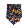 With Bell Halloween Dog Triangle Towel Breathable Pumpkin Dog Bandana  Christmas