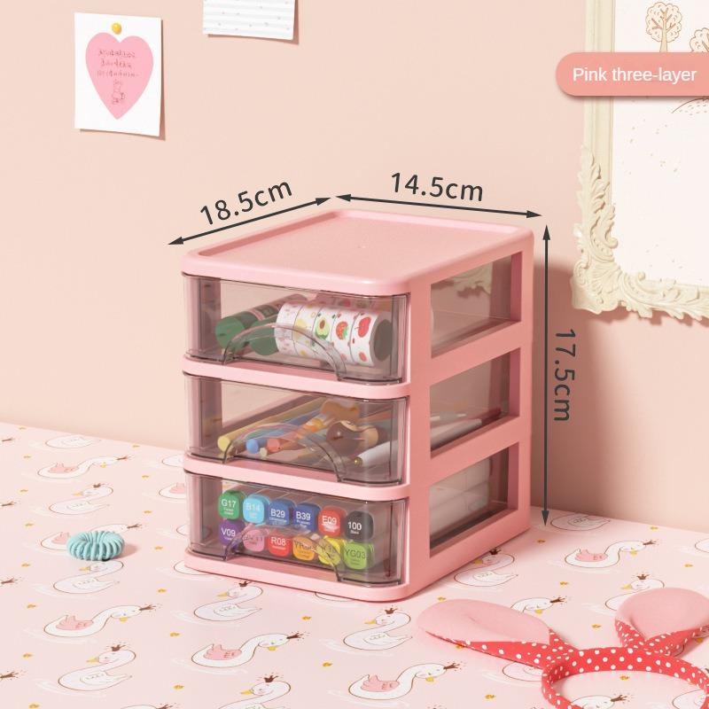 Multi-Layer Desktop Drawer Storage