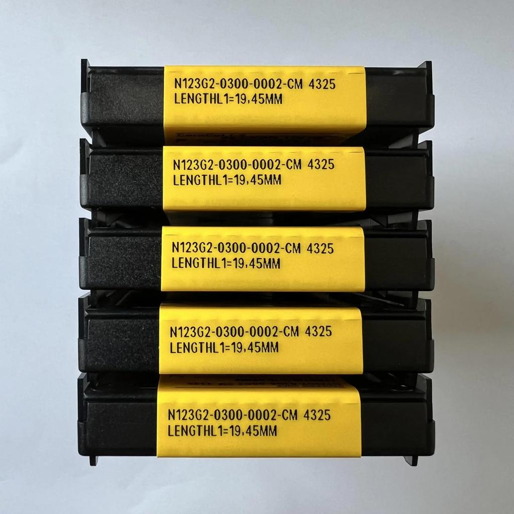 Original Sandvik / N123G2-0300-0002-CM 4325 /CNC CARBIDE Tool Blade 10 Pcs