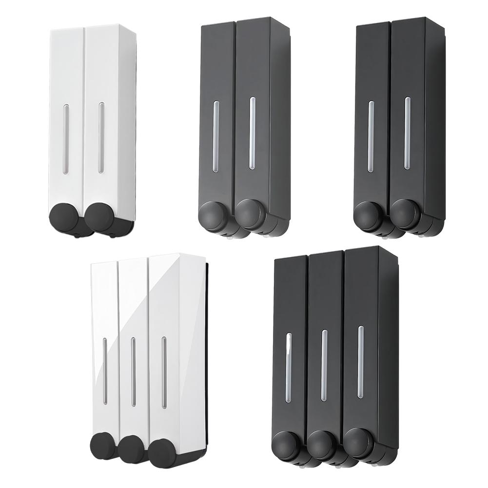 Shower Soap Dispenser No Drill Shampoo and Conditioner Dispenser 500ml Refillable Shower Dispenser for Home & Kitchen