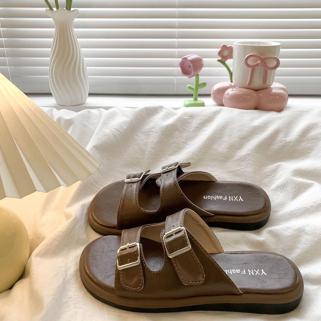 Fashion Summer Women Slippers 2025 Luxury Shoes Female Beach Platform Casual Slippers Soft Fashion Leisure Flat Shoe Sandalias De Mujer