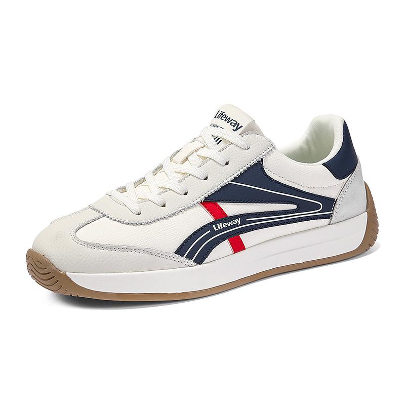 Men's Light Luxury Forrest Gump Retro Shoes - Soft Sole, Lightweight, Breathable Outdoor Casual Sneakers for Autumn & Winter.