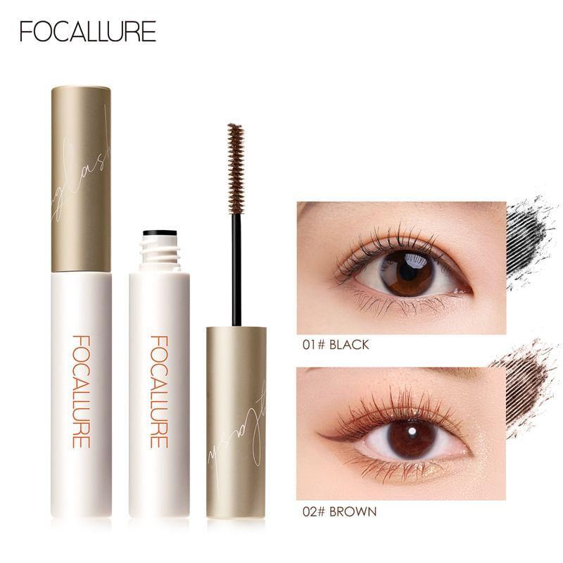 FOCALLURE - Longlash Waterproof Mascara 3mm Micro Brush- 2 Colors