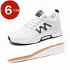 New Summer Men Shoes 6CM Elevator Shoes Fashion Breathable Casual Sneakers Man Big Size Heightening Shoes Men's Vulcanize Shoes