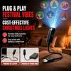USB Operated Portable Projector Light Christmas Halloween Patterns for Bedroom Home Holiday Decoration