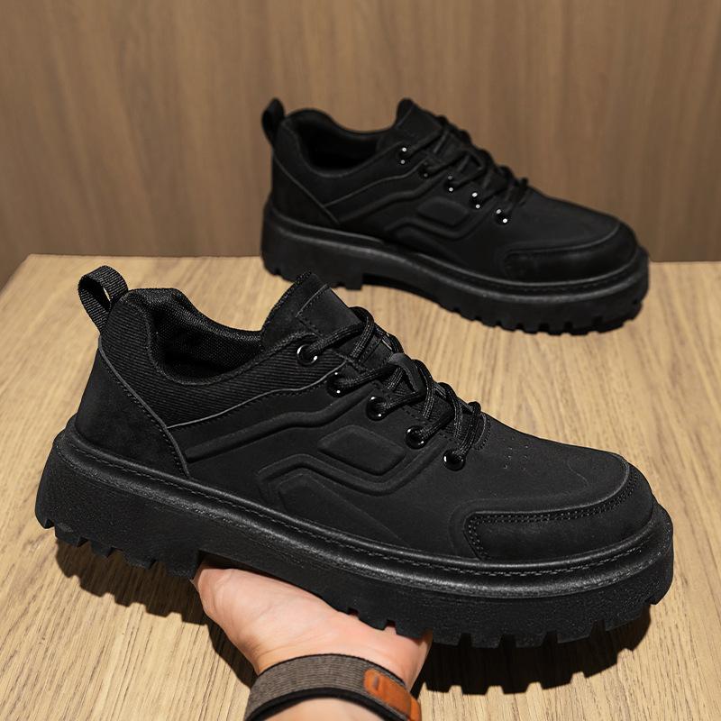 Herbst Außen Nische Design Sinn Business Casual Lederschuhe Trendig Küche Schmutzabweisend Wasserdicht Arbeitsschutzschuhe