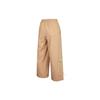 Nike Casual Loose Fit High Waist Drawstring Wide Leg Pants Women Bottoms Brown DM7910-200