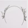 Tuanming Jewelry Diamond Pearl Headband & Earring Set for Brides