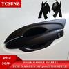2015- Black Door Handle Erts For Nissan Navara Np300  Accessories Door Handle Inner For Nissan Frontier 2016 YCSUNZ