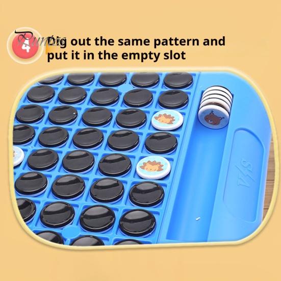 لعبة شطرنج للأطفال معكوسة، لعبة مطابقة شطرنج حيوانات كرتونية، تدريب التركيز للأطفال الصغار، لعبة تحدي الذاكرة التعليمية