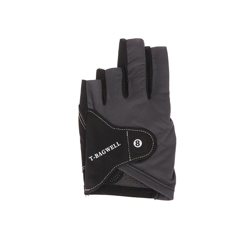 One-Piece Professional Billiards Gloves With Three-Finger Left-Hand Men'S Ice Silk Breathable Professional Billiards Gloves