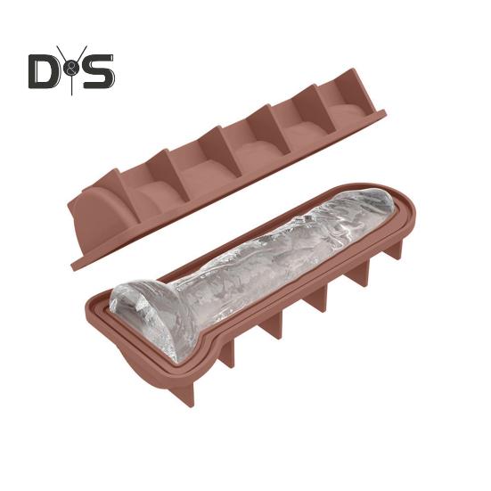 Ice Tray Mold Pennis Shape Thick Leakproof Easy Release DIY Drinks Ice Cube Mold Party Ice Maker Chilling Whiskey Cocktails Make Ice Block