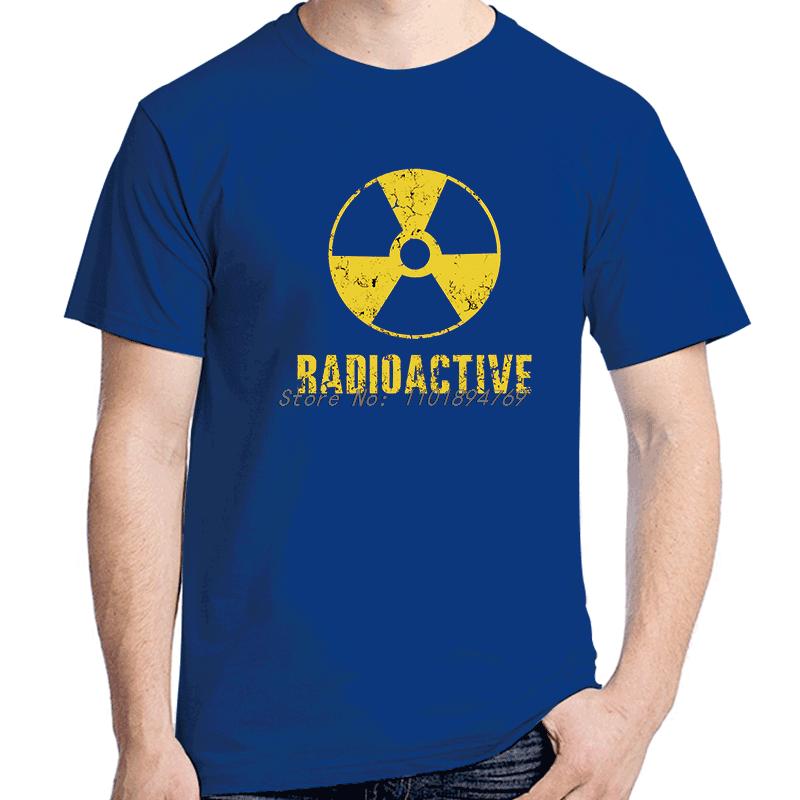 Vintage Radioactive Funny Graphic Tees Summer New Shirts And Tshirts Streetwear Cotton High Quality Unisexs Print T Shirt
