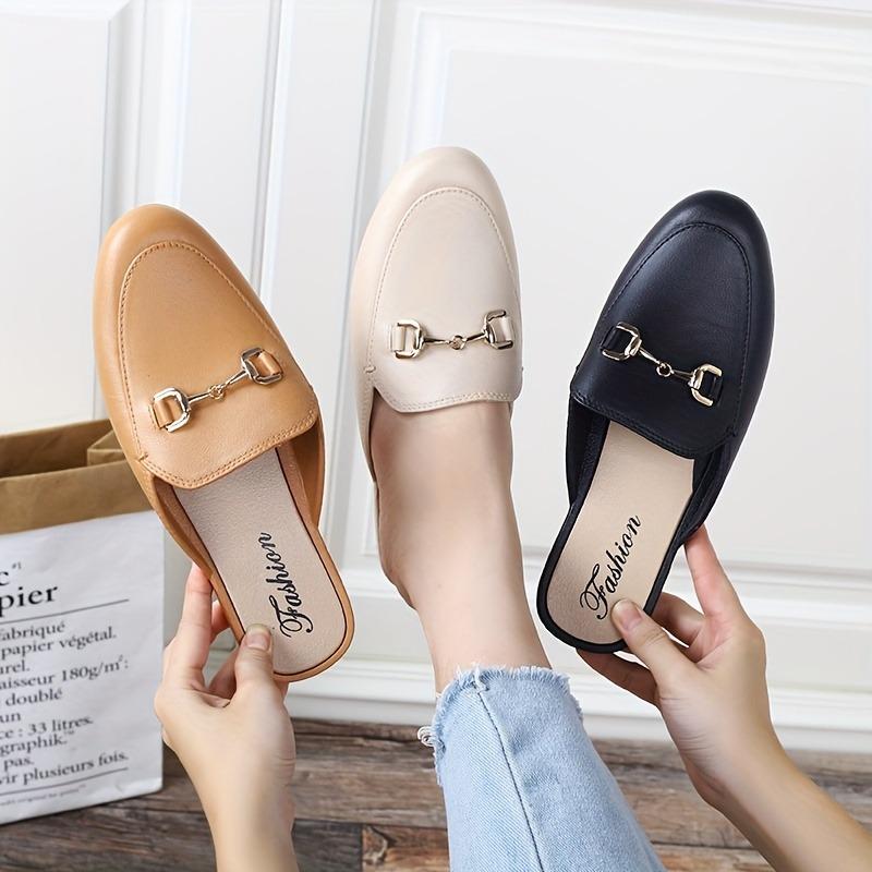 Outer Wear Casual Fashion Sandal Slipper Lazy Shoes Baotou Half Slippers Female